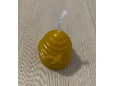 Lumanare din ceara de albine din capaceala 4,5 cm