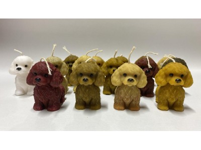 Lumanare din ceara de albine/palmier/soia, model CATELUS 60G