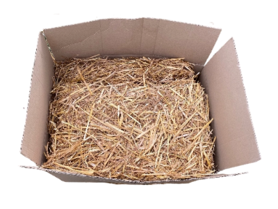 Baloti de paie romanesti, la cutie 6, 5 kg, dimensiunile 60cm x 40cm x 40 cm
