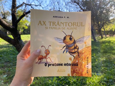 Atlas Apicol Ilustrat Ax trantorul si familia de albine