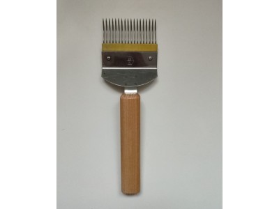 Furculita inox cu maner de lemn, model 1